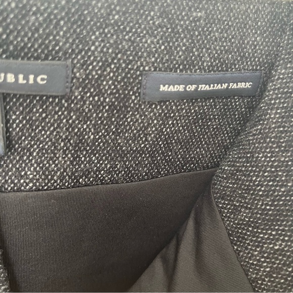 BANANA REPUBLIC Italian Wool Blend Gray Karine Tweed Skirt | Size 8 - Picture 6 of 6